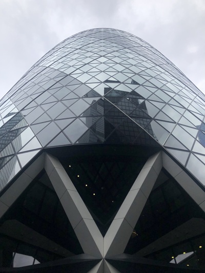 the gherkin building in London